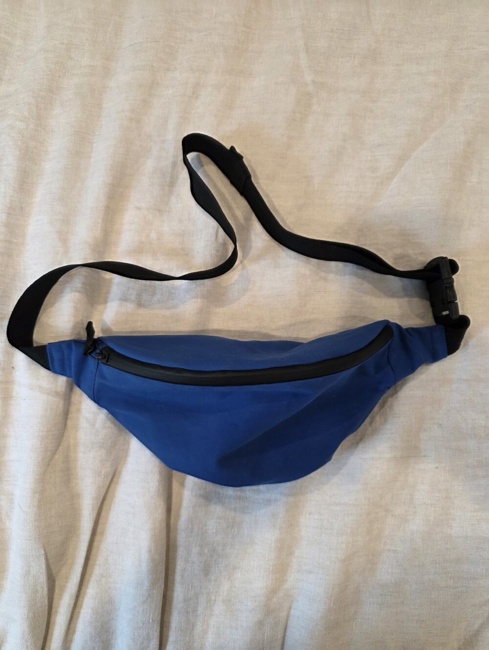 Uniqlo U Blue Nylon Crossbody Fanny Pack Waist Bag
